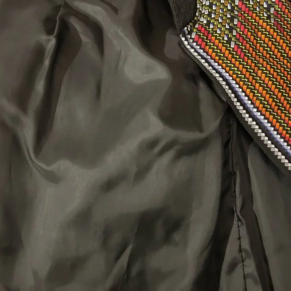 Multicolor Patterned Men's Jacket - Picture 5 of 5